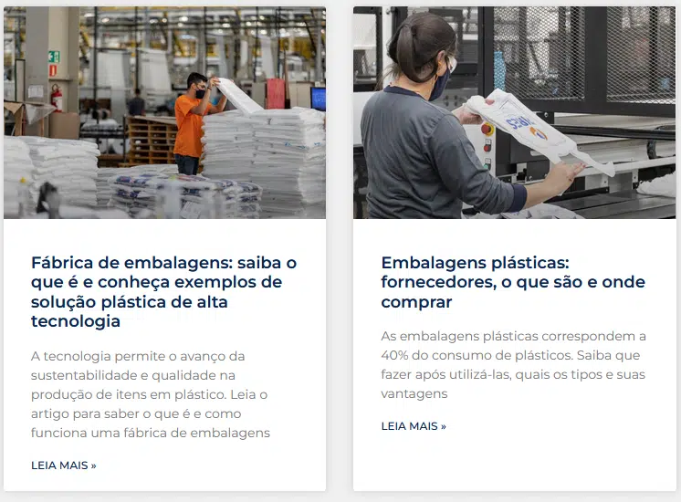 artigos feitos com a estratégia aplicada do b2b seo