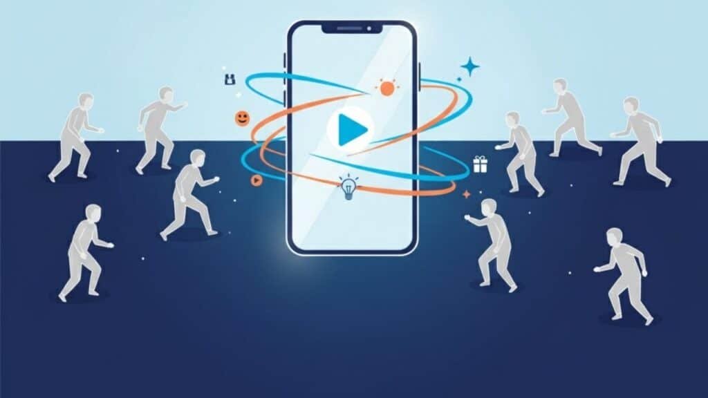 imagem que representa pessoas tendo total atenção em um conteúdo criado por artigo e vídeo