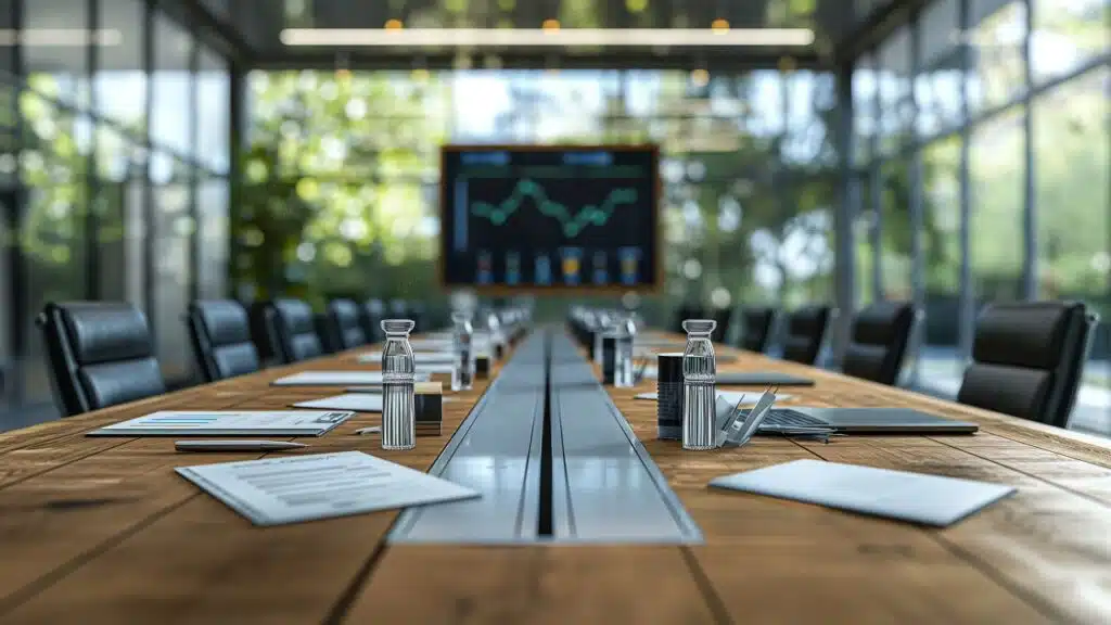 sala de uma grande empresa que está prestes a contratar uma consultoria de seo