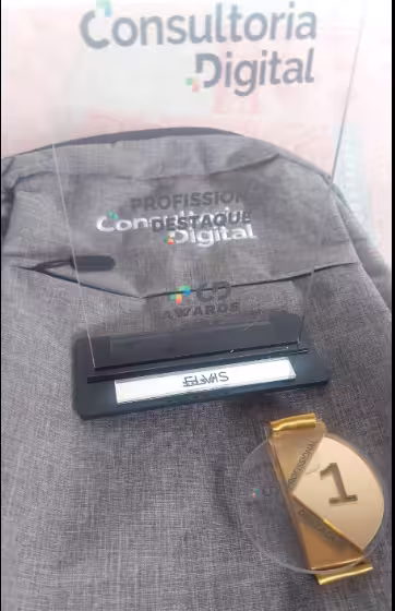 prêmio de profissional destaque ao oferecer meus serviços de SEO para uma agência especializada em SEO